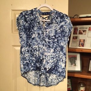 Tie-dye Button up Shirt